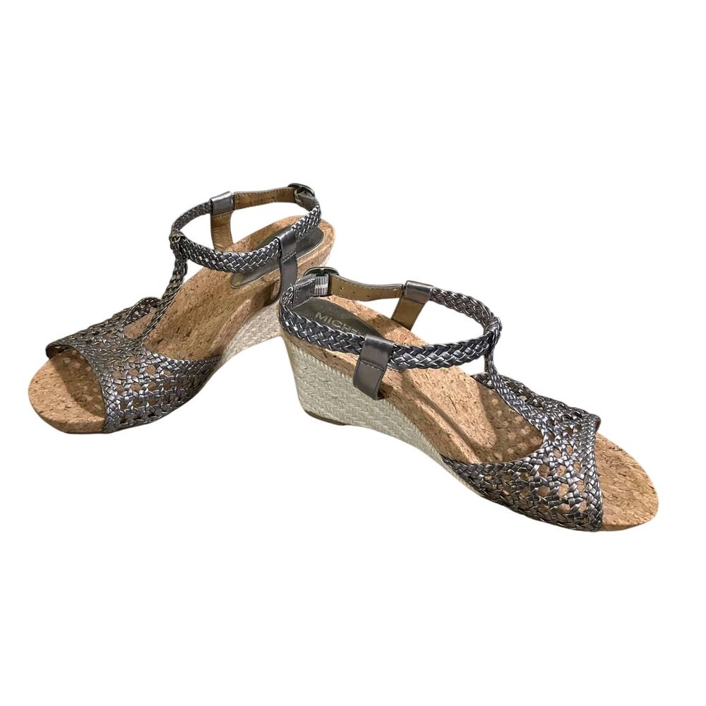 Michelle D. Women's Mattie Style Braided Ceylon Wedges | Size 7.5M
